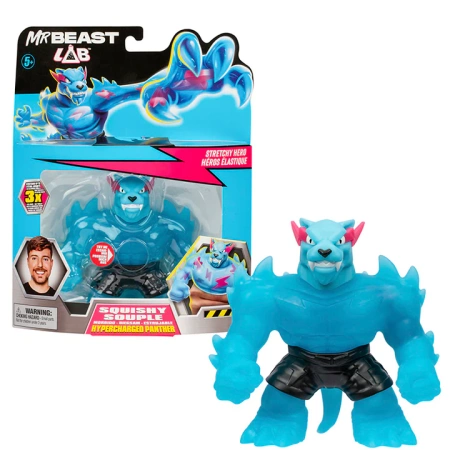 Mr. Beast Hipercharged Panther Rozciągliwy Bohater Gniotek Figurka 11 cm