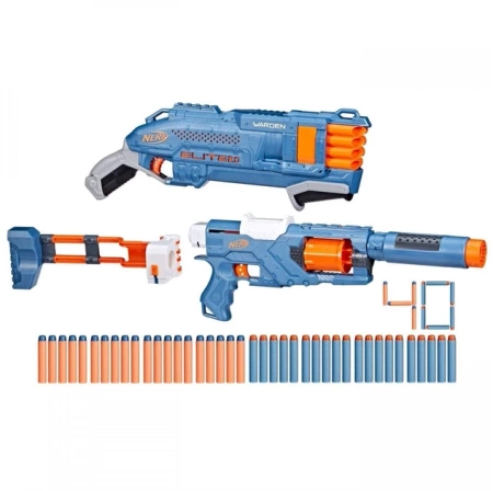 NERF ELITE 2. 0 WYRZUTNIA DOUBLE DEFENSE PACK F5033 NERF PISTOLETY PISTOLET