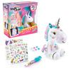 ŚWIECĄCY JEDNOROŻEC DIY DO DEKOROWANIA MALOWANIA 60 NAKLEJEK SKARBONKA