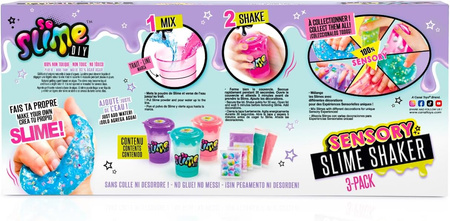 Zestaw Slime SHAKER Sensory 3-pack