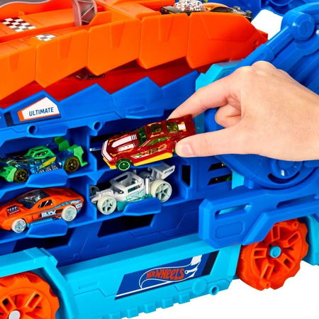 HOT WHEELS CITY MEGA TRANSPORTER T-REX ZESTAW DUŻY POJAZD DINOZAUR
