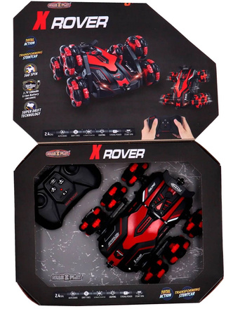 RC X-ROVER AUTO TERENOWE WYŚCIGOWE 2W1 TRANSFORMUJĄCE KASKADERSKIE ZDALNIE