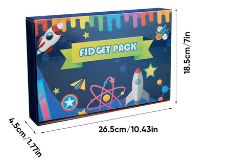 GALAXY SLIME KOSMOS ZABAWKI SENSORYCZNE ZESTAW KOSMICZNYCH GLUTÓW