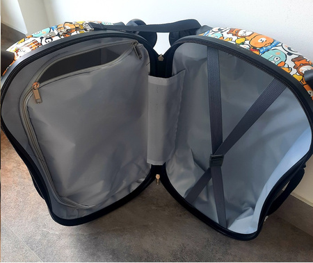 WALIZKA PODRÓŻNA JEŻDŻĄCA DZIECI KABINOWA JEŹDZIK BAGAŻ PODRĘCZNY KÓŁKACH