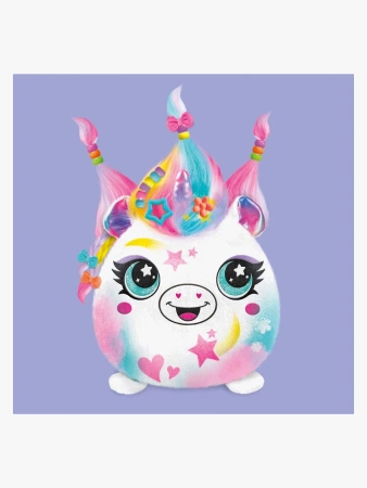 AIRBRUSH PLUSH POKOLORUJ PLUSZAKA ZESTAW FRYZURY JEDNOROŻEC KSIĘŻNICZKA