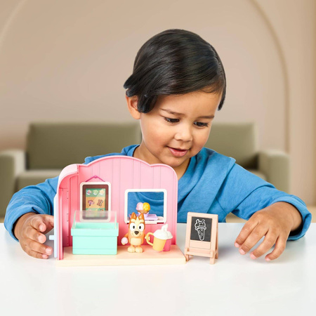 BLUEY BINGO ZESTAW LODZIARNIA FIGURKA AKCESORIA