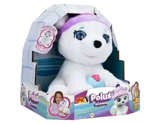 INTERAKTYWNY MIŚ POLARNY POLUŚ MASKOTKA DZWIĘKI