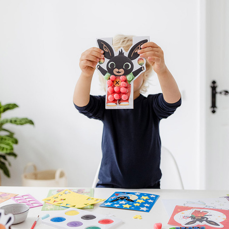 BING Totum Bambolino Zestaw kreatywny Plastyczny XL Walizka dzieci Naklejki