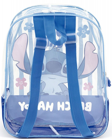 STITCH STICZ PLECAK PLECACZEK NA PLAŻĘ Z SIATECZKĄ DO PIASKU DLA DZIECI