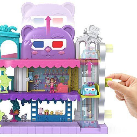 LALKA POLLY POCKET KINO SAMOCHODOWE ZESTAW DO ZABAWY HPV39
