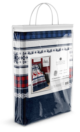 CIEPŁY KOC ŚWIĄTECZNY ŚWIĘTA PLED NARZUTA 150X200