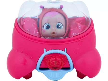 CRY BABIES MAGIC TEARS STARS LADY BIEDRONKA LALKA DOMEK NA KÓŁKACH ŚWIECI