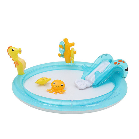 BASEN WODNY PLAC ZABAW ZJEŻDŻALNIA FONTANNA DZIECI