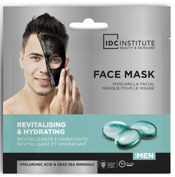 IDC NAWILŻAJĄCA MASKA DLA MĘŻCZYZN PŁACHCIE WĘGIEL MINERAŁY MĘSKA MASECZKA