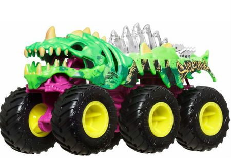 SKELESAURUS Big Rigs Hot Wheels Diecast Dinozaur Truck Auta Monster Trucks