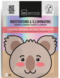 Rozświetlająca maseczka w płachcie do twarzy Koala IDC Institute Vegan 1szt