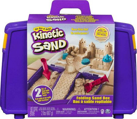 KINETIC SAND PIASEK KINETYCZNY WALIZKA AKCESORIA