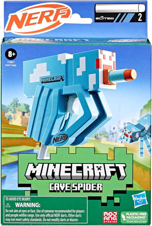 Hasbro Nerf Wyrzutnia Microshots Minecraft Micro Cave Spider F7967