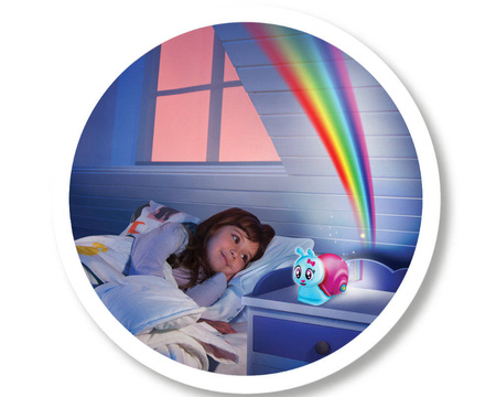 Luminki Tęczowy Ślimaczek Ślimak Projektor Lampka