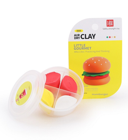 MASA PLASTYCZNA ZESTAW 12 SZTUK SUPER CLAY PIANKOLINA CIASTECZKA