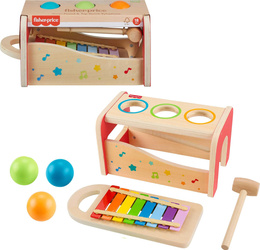Fisher Price WOOD PRZEBIJAK CYMBALKI DREWNO HXT88
