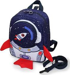 KOSMOS RAKIETA PLECAK PLECACZEK DZIECI + SMYCZ