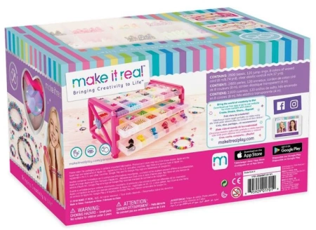 MAKE IT REAL STUDIO DO TWORZENIA BRANSOLETEK ZESTAW BRANSOLETKI KREATYWNY