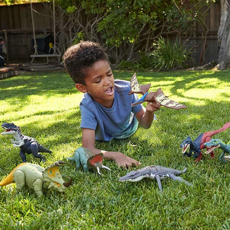 JURASSIC WORLD DOMINION DINOZAUR IGUANODON DZIKI RYK HDX41