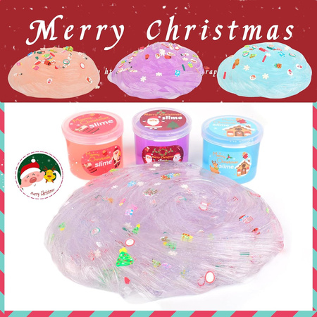 SLIME 12 SZT ŚWIĄTECZNY ZESTAW DLA DZIECI DIY KALENDARZ ŚWIĘTA OZDOBY