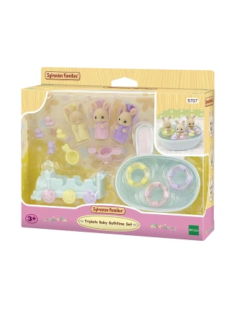 SYLVANIAN FAMILIES KĄPIELTROJACZKÓW Zestaw Figurki 5707