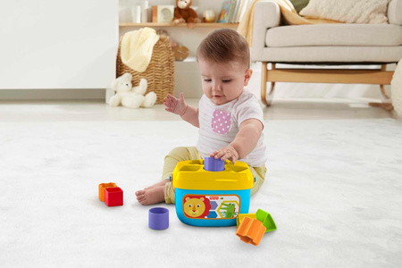 SORTER KLOCKÓW KSZTAŁTÓW FISHER PRICE PIERWSZE KLOCKI MALUCHA
