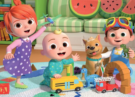 Cocomelon Puzzle dwustronne podłogowe 24 Słoneczny