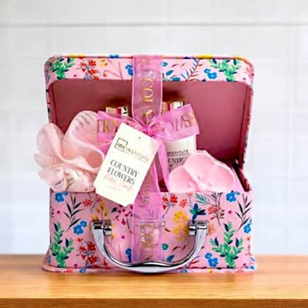 IDC ZESTAW PREZENTOWY KOSMETYKÓW ŚWIĘTA KUFEREK CIAŁA I KĄPIELI SPA