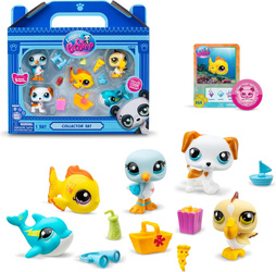 ZESTAW LITTLEST PET SHOP ZWIERZĄTKA BEACH BESTIES FIGURKI + AKCESORIA