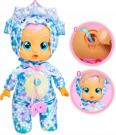 CRY BABIES TINA DINOS LALKA BOBAS PŁACZE PRZYTULANKA 8634