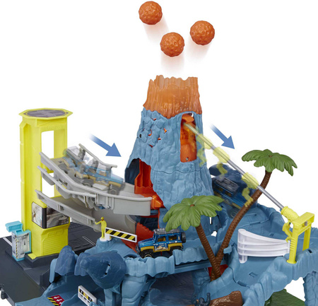 MATCHBOX ZESTAW PRZYGODY Z WULKANEM AUTO Dune Dog Dżwięki