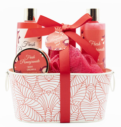 BCS KOSZ ZESTAW PREZENTOWY KOSMETYKÓW CIAŁA KĄPIELI DLA KOBIET ŚWIĘTA