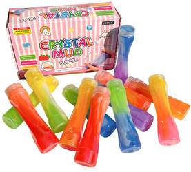 SLIME TUBKI MASA PLASTYCZNA GLUTY DUZY ZESTAW DLA DZIECI KOLOROWE 12 SZT