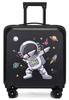 KOSMOS KOSMONAUTA WALIZKA NA KÓŁKACH DLA DZIECI CZARNA WAKACJE SZYFR