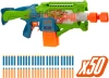 Pistolet Nerf Elite Wyrzutnia Double Punch Blaster 50 strzałek