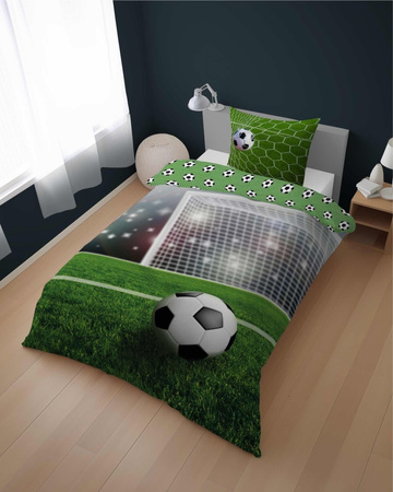 PIŁKA NOŻNA FOOTBALL W PIŁKI PIŁKARSKA POŚCIEL 140X200 DZIECI MŁODZIEŻY