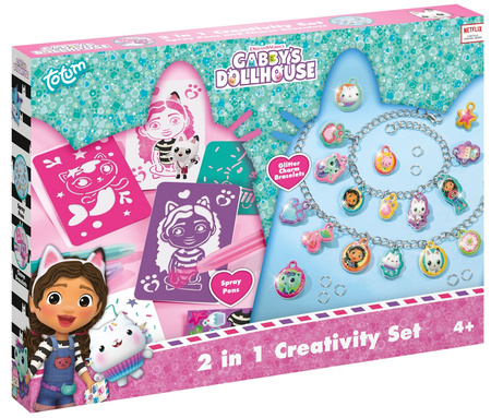 Totum Koci Domek Gabi Zestaw kreatywny do robienia bransoletek 2w1 dzieci