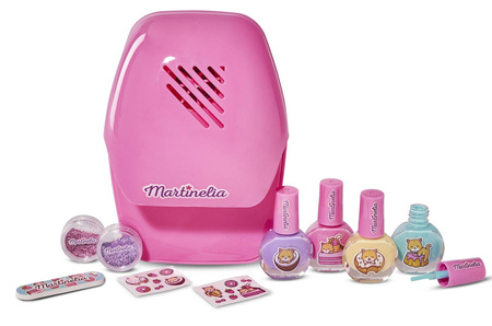 ZESTAW ZDOBIENIA PAZNOKCI DZIECI LAKIERY SUSZARKA