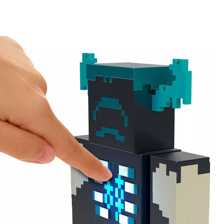MINECRAFT figurka WARDEN NADZORACA z dźwiękami i światłem 15 cm