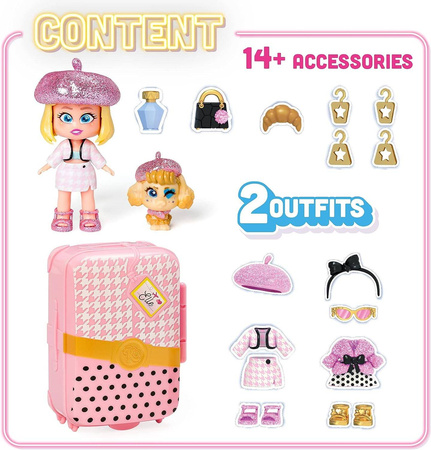 KOOKYLOOS ELLE'S SUITCASE - WALIZKA, LALECZKA