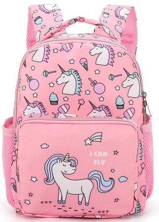 JEDNOROŻEC PLECAK PLECACZEK KIESZONKI DZIECI