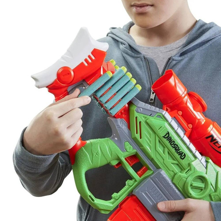 NERF DINO SNAJPERKA AUTOMAT PISTOLET REX-RAMPAGE KARABIN DINOSQUAD STRZAŁKI