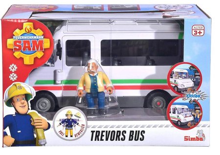 STRAŻAK SAM AUTOBUS BUS TREVORA OTWIERANE DRZWI FIGURKA ZNAKI DROGOWE AKCES