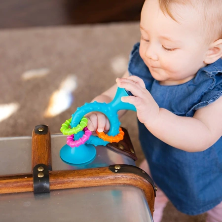 Bobo Przyssawka GRYZAK Niebieska Fat Brain Toy GRZECHOTKA DLA DZIECI F166