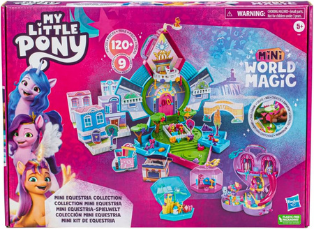 MY LITTLE PONY ZESTAW WORLD MAGIC MINI ŚWIAT EQUESTRIA 9 FIGUREK F4381